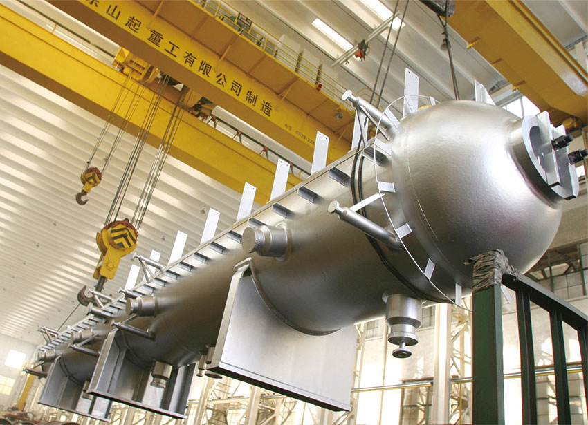 2008年5月天津石化高壓汽包